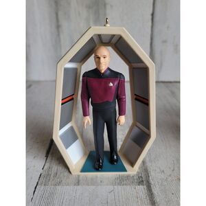 Hallmark 1999 Star Trek Captain jean-luc ornament Xmas